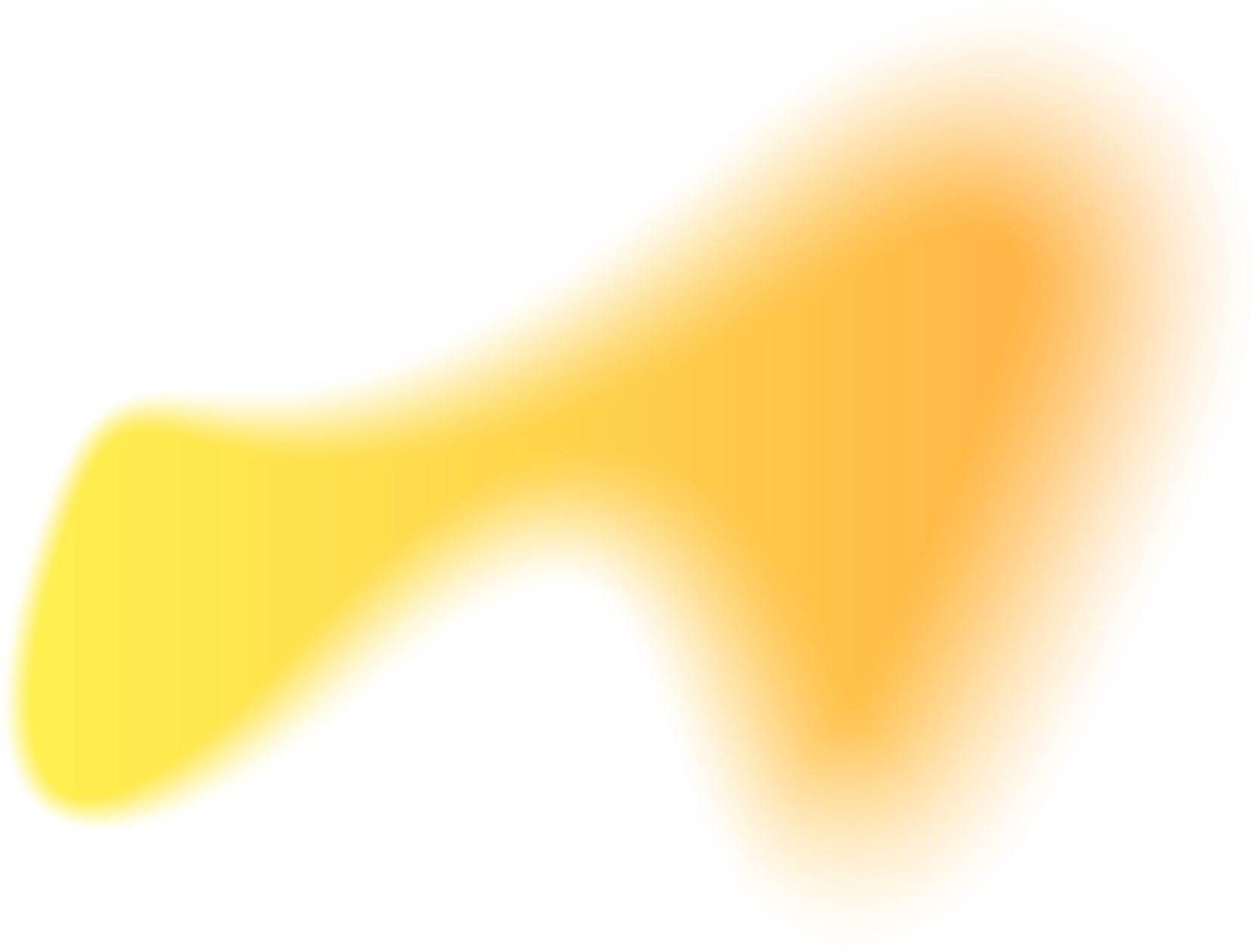 Yellow Bolb Blur Gradient Design Element